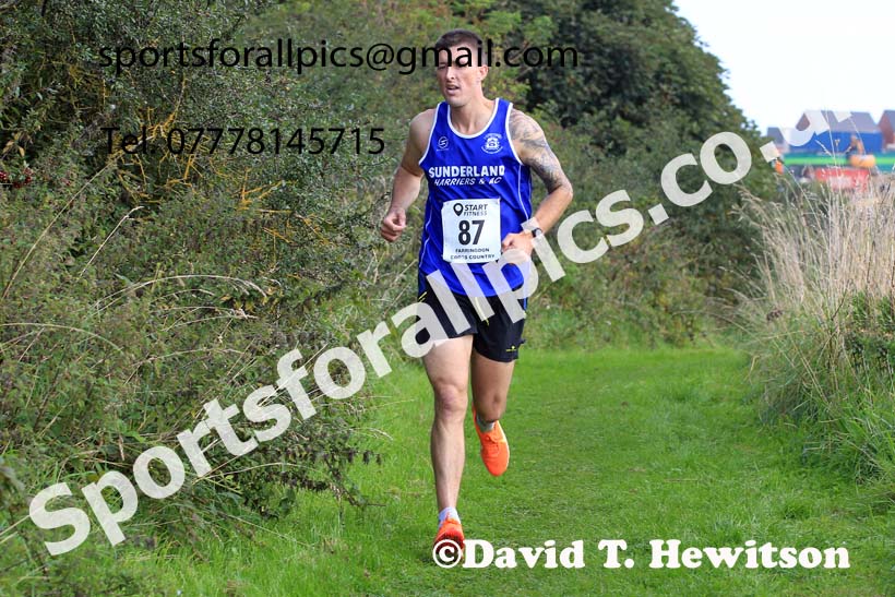Senior Men, Farringdon Cross Country Relays, Sunderland.  Photo: David T. Hewitson/Sports for All Pics